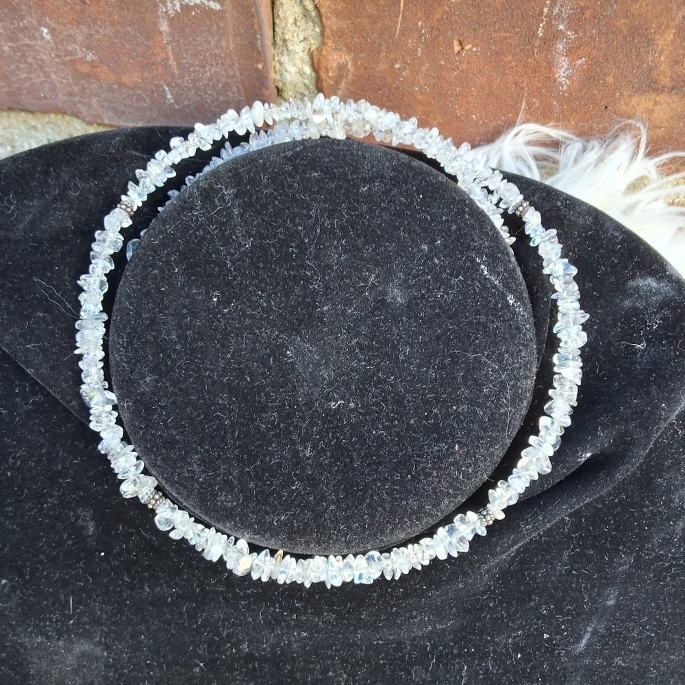 Vintage Garnet and Quartz‎ choker